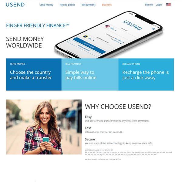 International payments application